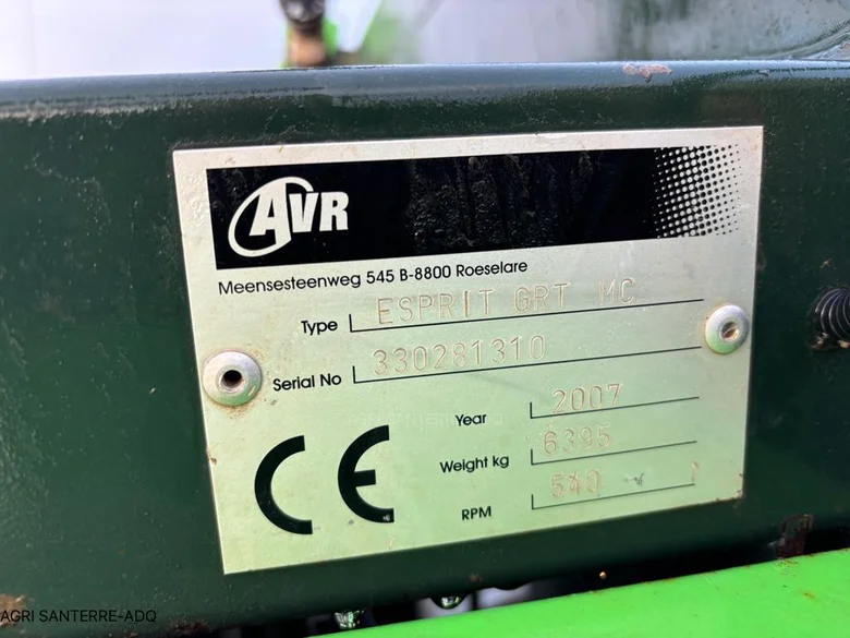 Matériel batterave AVR ESPRIT GMC