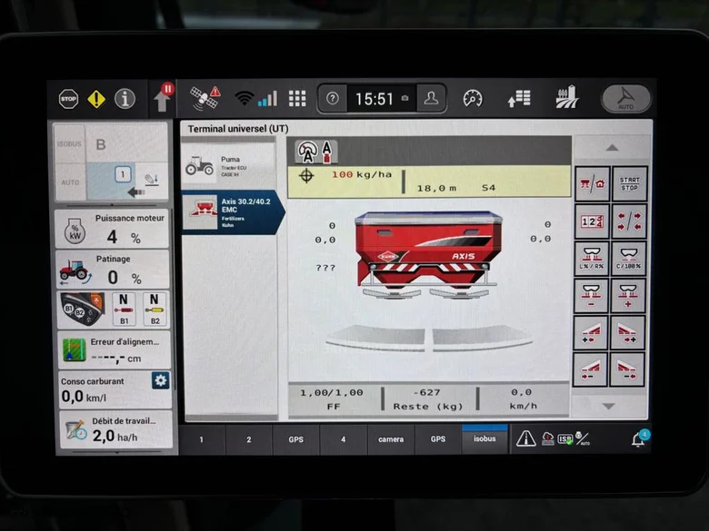 Pulvérisateur et distributeur à engrais KUHN AXIS 40.2