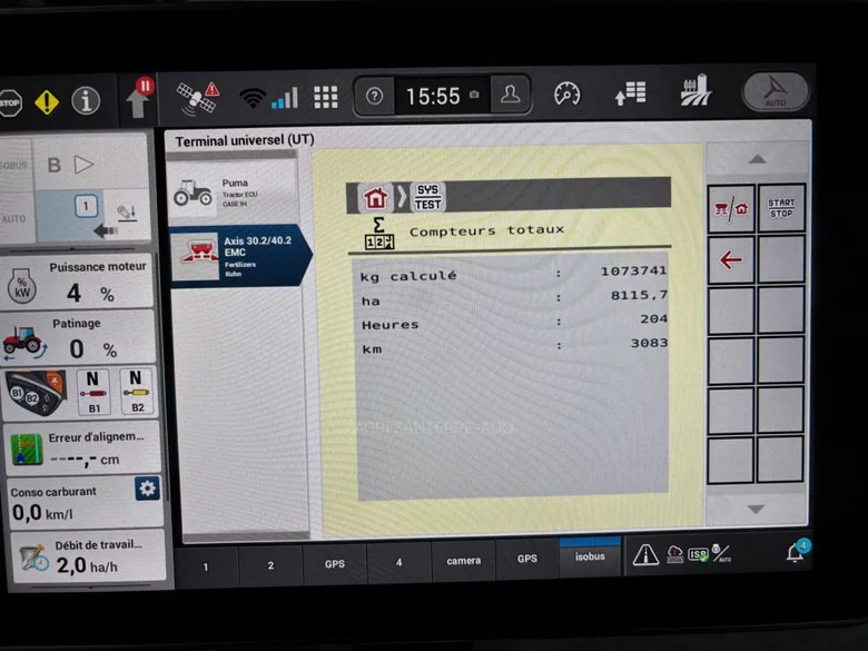 Pulvérisateur et distributeur à engrais KUHN AXIS 40.2