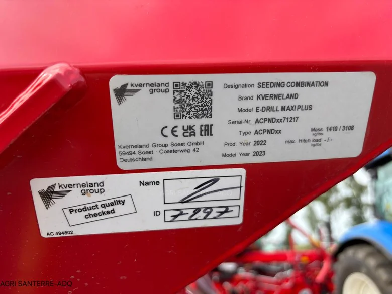 Semoir KVERNELAND E-DRILL