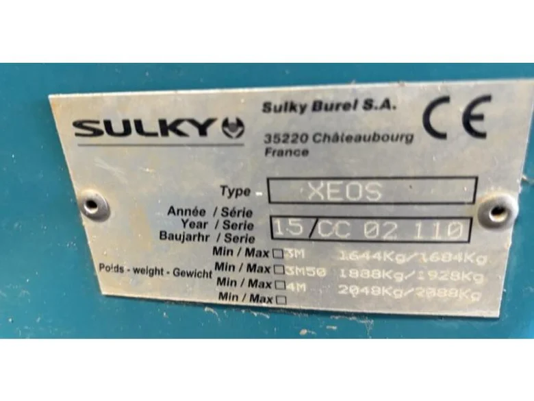 Semoir SULKY XEOS HD