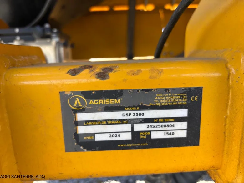 Semoir AGRISEM DSF 2500