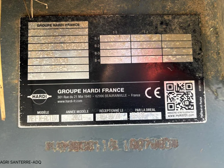 Pulvérisateur et distributeur à engrais EVRARD METEOR