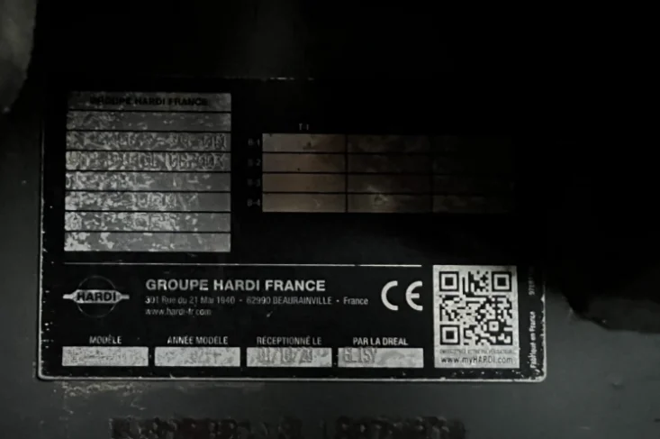 Pulvérisateur et distributeur à engrais EVRARD METEOR