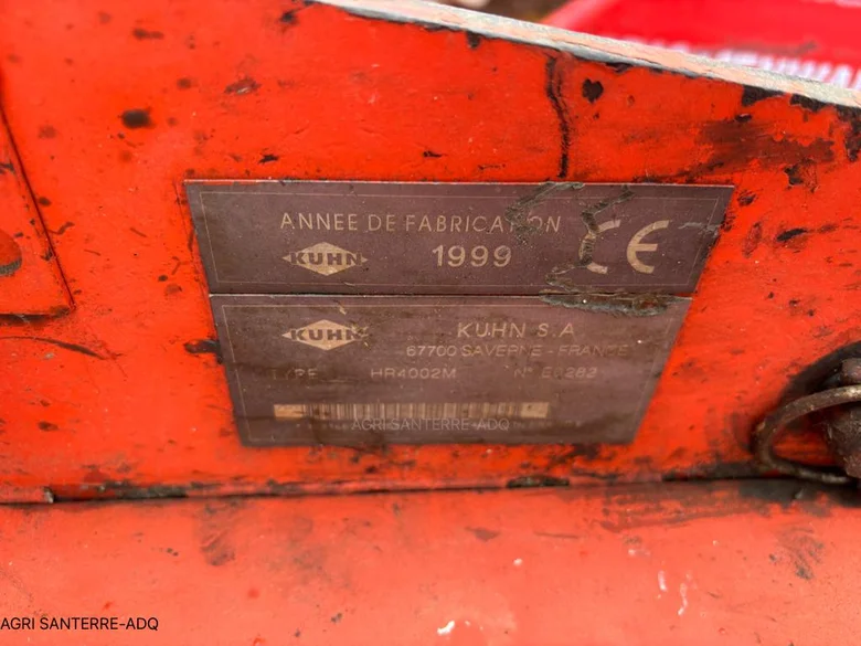 Outil du sol animé KUHN HR 4002