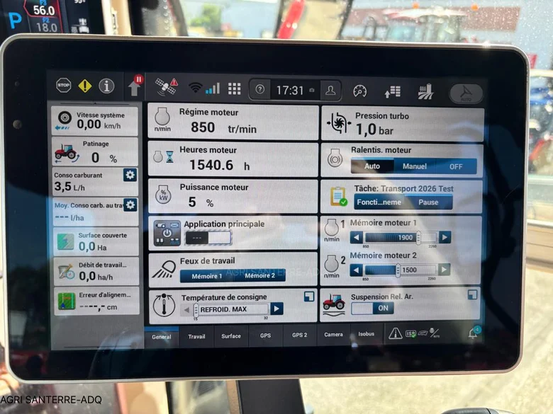 Tracteur CASE IH PUMA 200 CVXAFSC